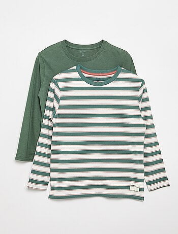 Pack de 2 camisetas de manga larga
