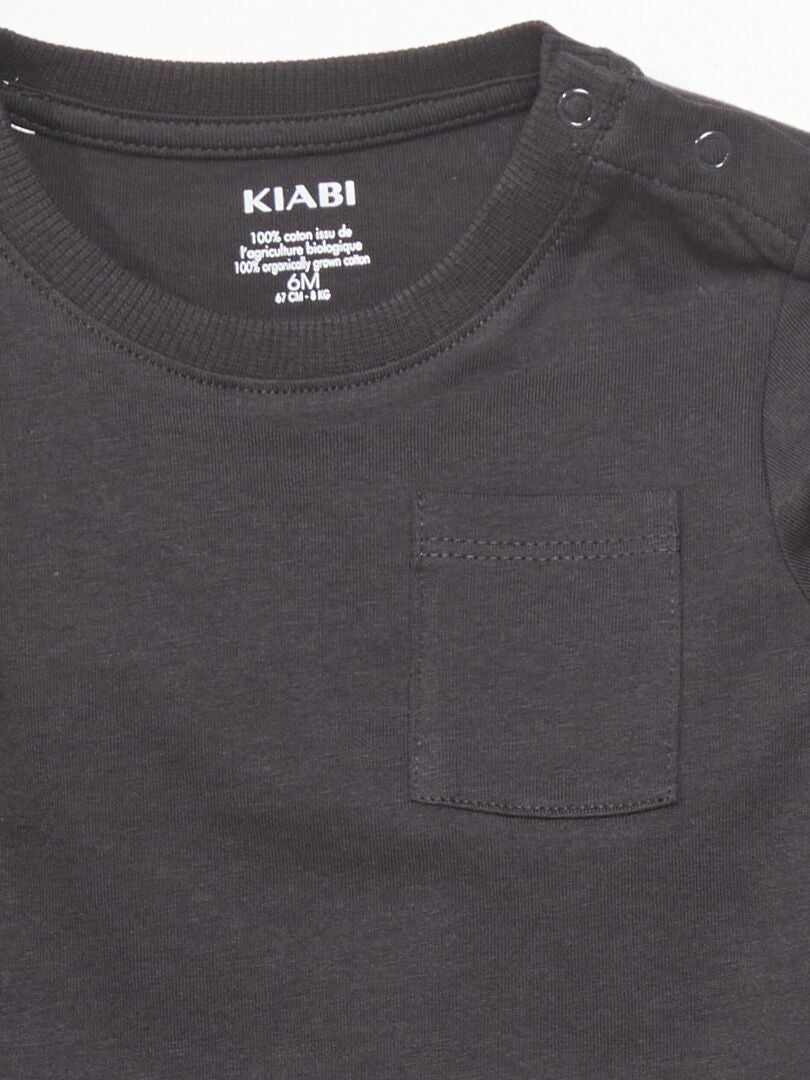 Pack de 2 camisetas de punto BEIGE - Kiabi