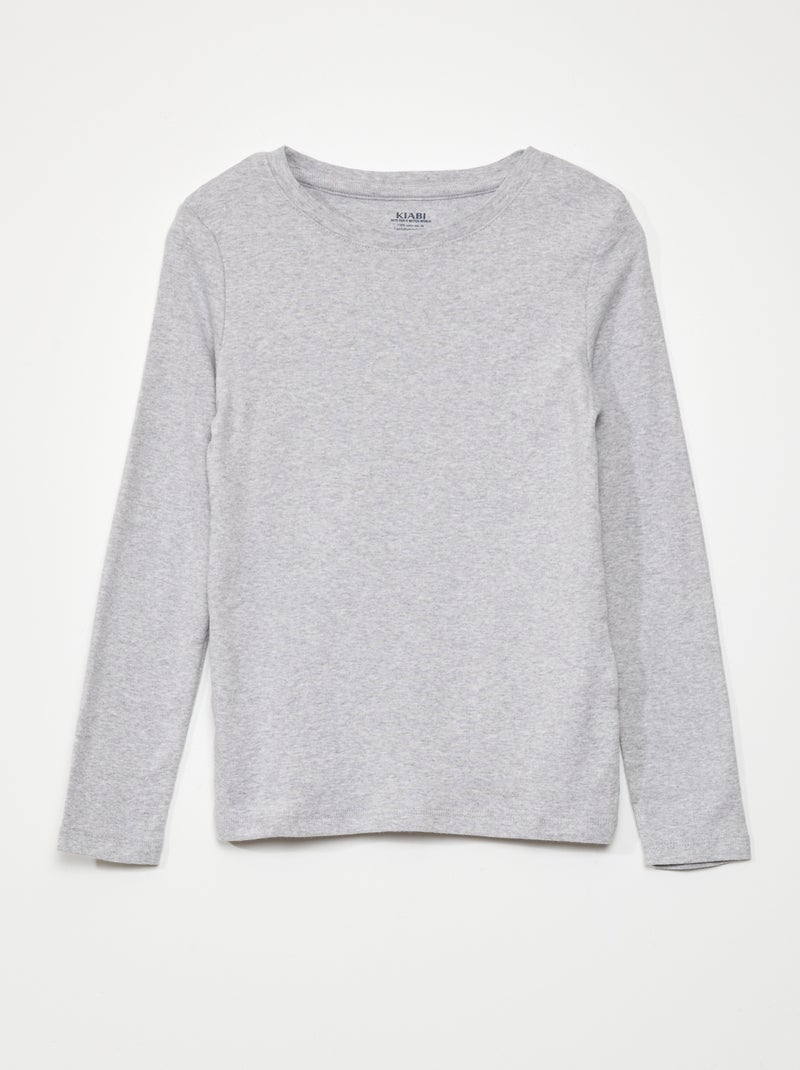 Pack de 2 camisetas de punto BLANCO - Kiabi