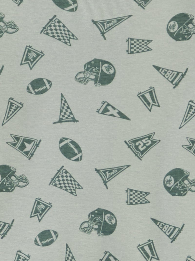 Pack de 2 camisetas de punto VERDE - Kiabi