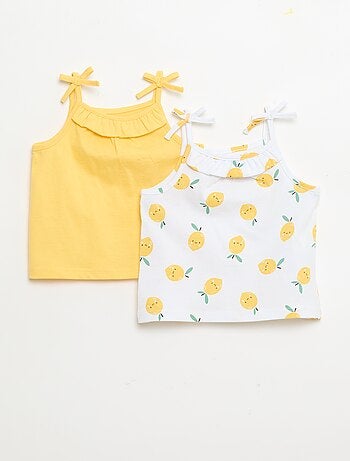 Pack de 2 camisetas de tirantes