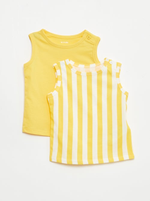 Pack de 2 camisetas de tirantes - Kiabi
