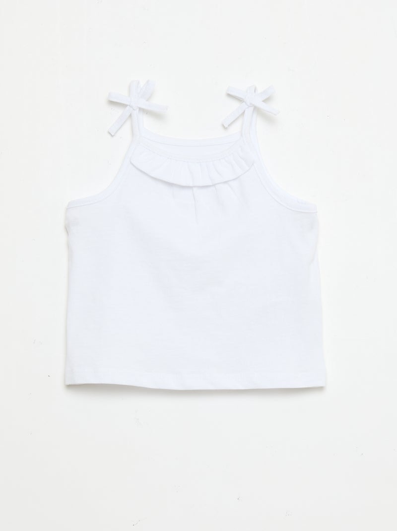 Pack de 2 camisetas de tirantes Beige - Kiabi
