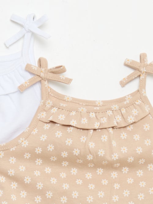 Pack de 2 camisetas de tirantes - Kiabi