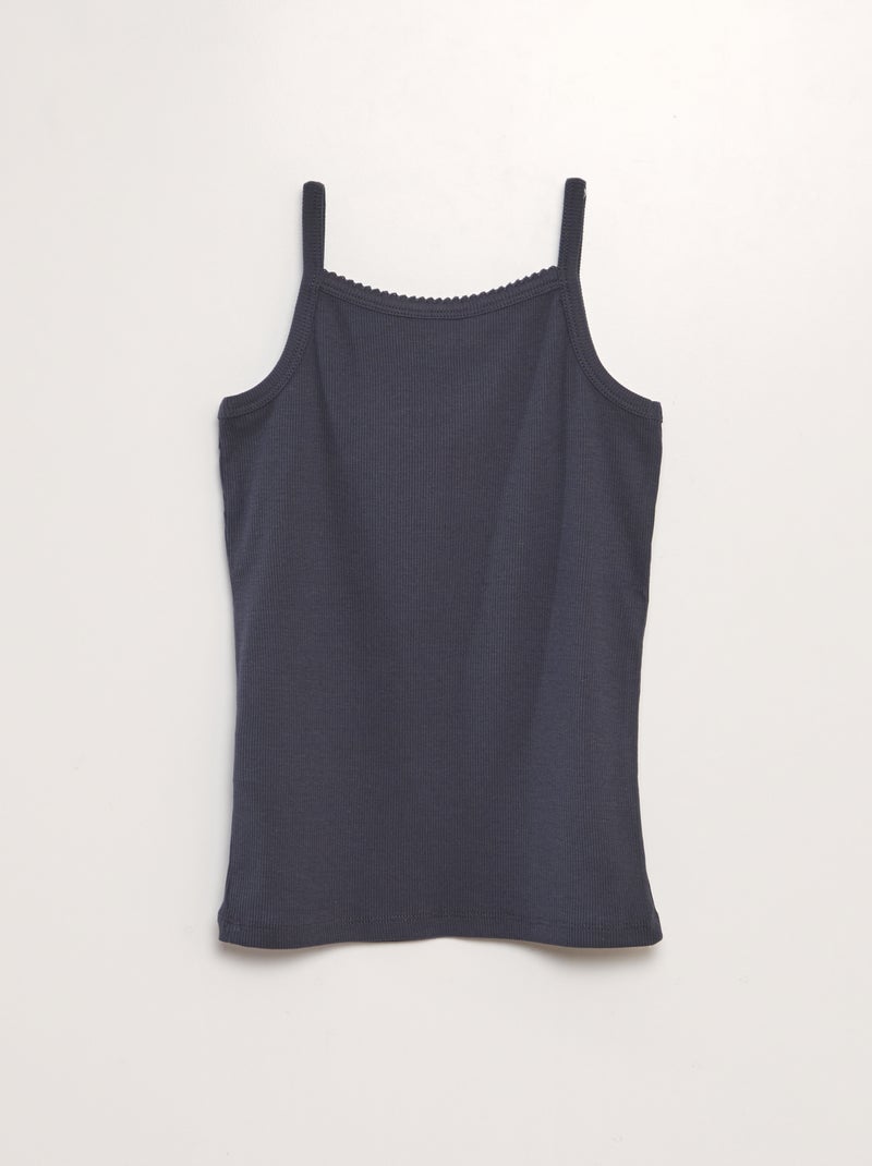 Pack de 2 camisetas de tirantes BLANCO - Kiabi