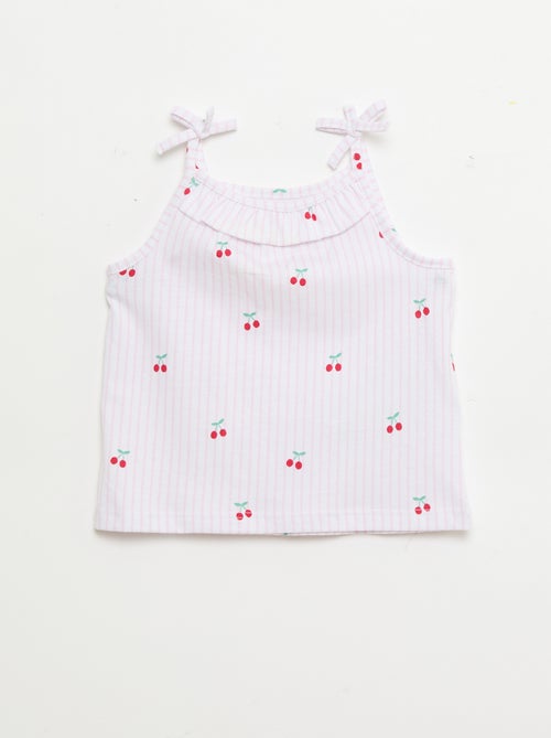 Pack de 2 camisetas de tirantes - Kiabi
