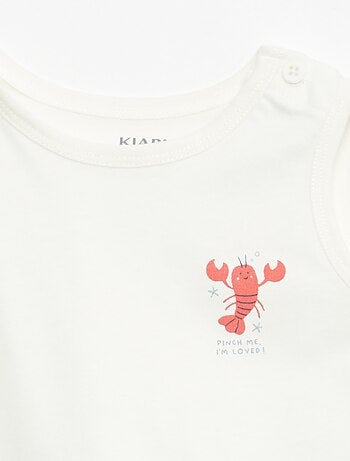 Pack de 2 camisetas de tirantes