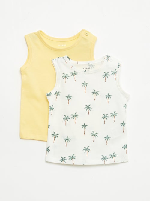 Pack de 2 camisetas de tirantes - Kiabi