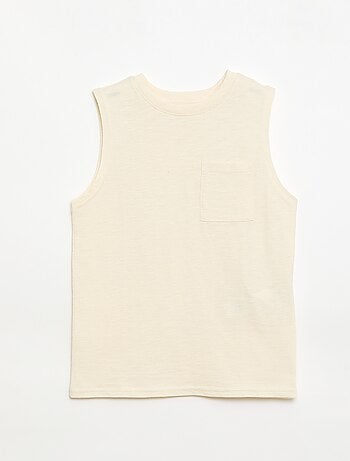 Pack de 2 camisetas de tirantes con bolsillo en el pecho