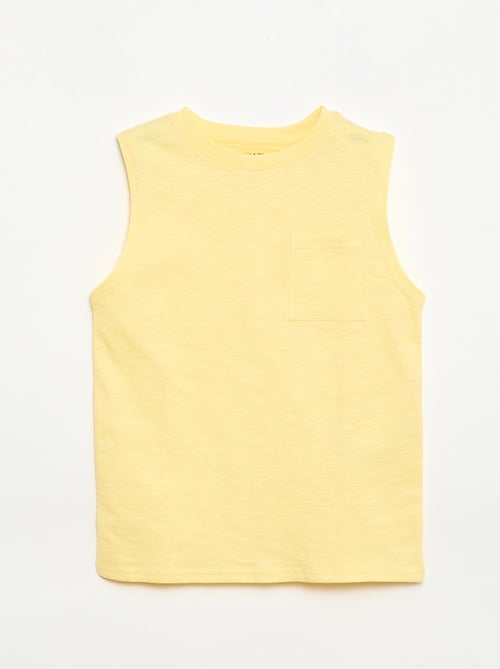Pack de 2 camisetas de tirantes con bolsillo en el pecho - Kiabi
