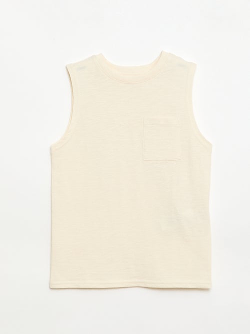 Pack de 2 camisetas de tirantes con bolsillo en el pecho - Kiabi