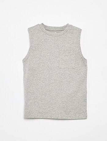 Pack de 2 camisetas de tirantes con bolsillo en el pecho