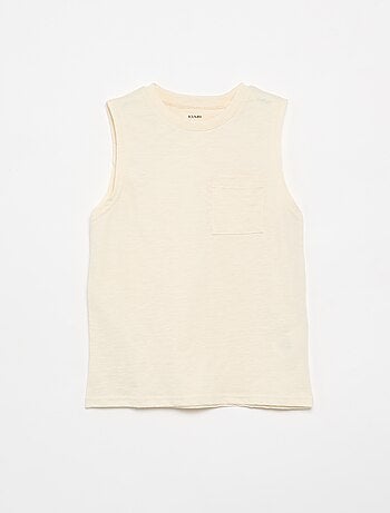 Pack de 2 camisetas de tirantes con bolsillo en el pecho