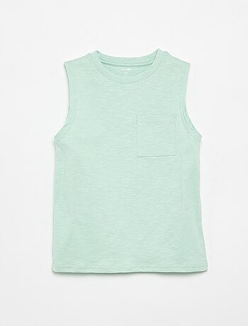 Pack de 2 camisetas de tirantes con bolsillo en el pecho