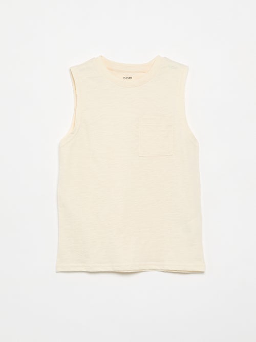 Pack de 2 camisetas de tirantes con bolsillo en el pecho - Kiabi
