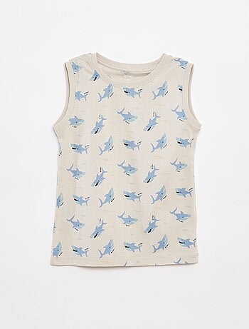 Pack de 2 camisetas de tirantes con cuello redondo