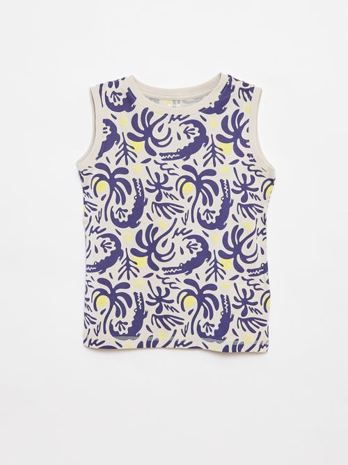 Pack de 2 camisetas de tirantes con cuello redondo - Kiabi