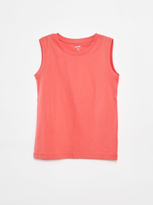 Pack de 2 camisetas de tirantes con cuello redondo - Kiabi