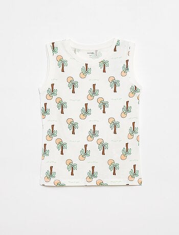 Pack de 2 camisetas de tirantes con cuello redondo