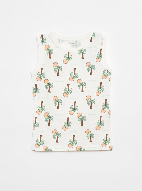 Pack de 2 camisetas de tirantes con cuello redondo - Kiabi