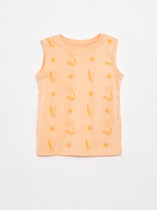 Pack de 2 camisetas de tirantes con cuello redondo - Kiabi