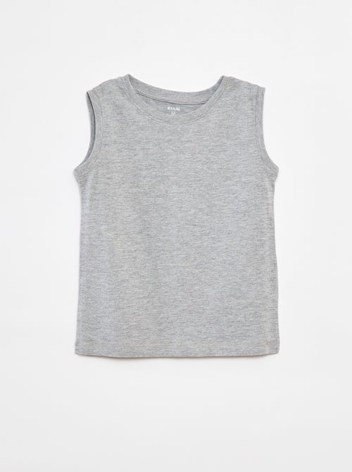 Pack de 2 camisetas de tirantes con cuello redondo - Kiabi