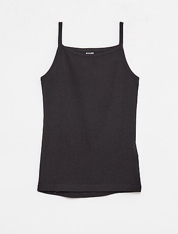 Pack de 2 camisetas de tirantes de algodón elástico