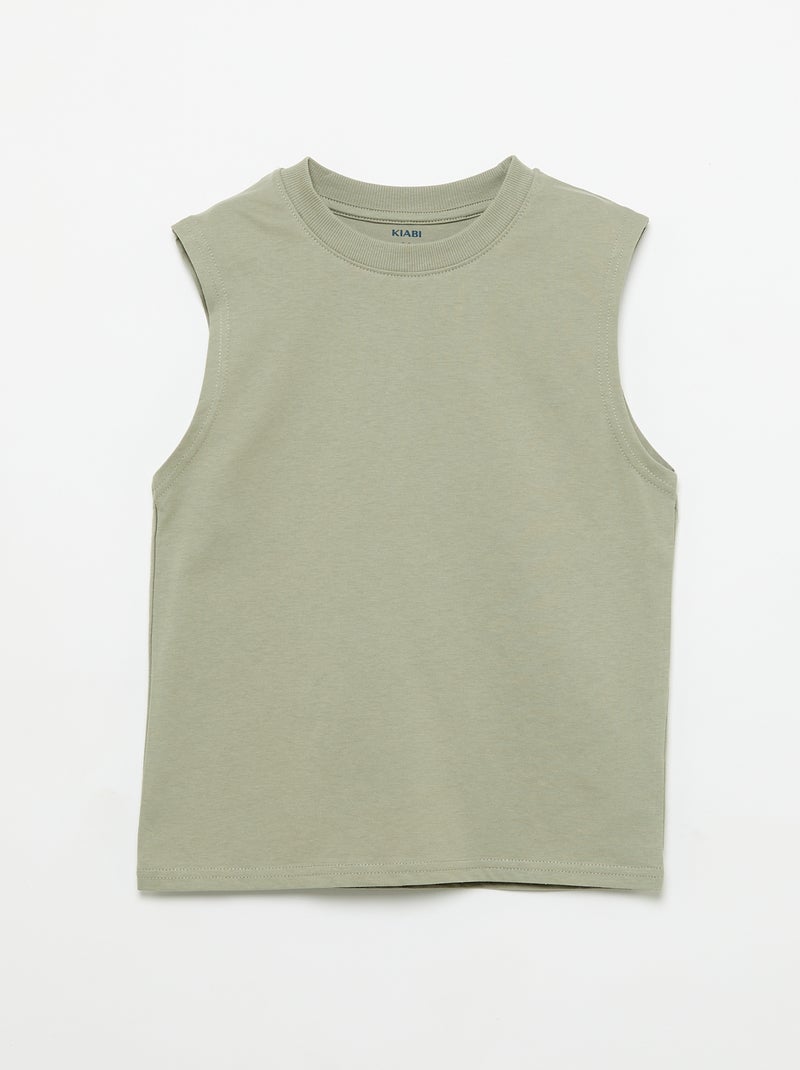 Pack de 2 camisetas de tirantes de cuello redondo Amarillo - Kiabi