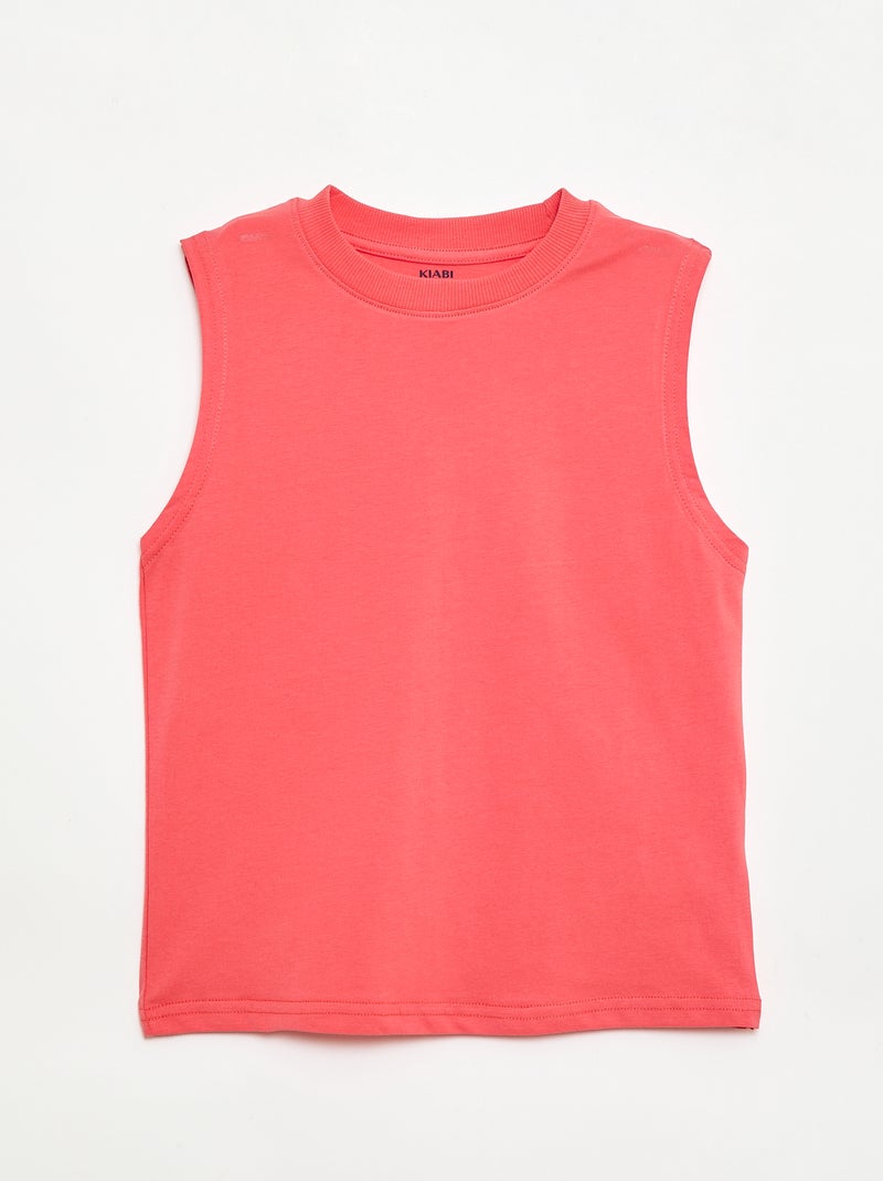 Pack de 2 camisetas de tirantes de cuello redondo Azul - Kiabi