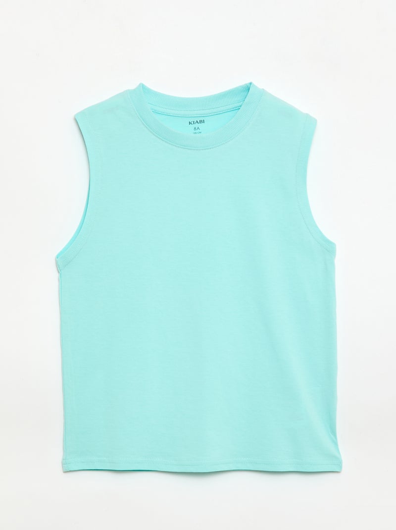 Pack de 2 camisetas de tirantes de cuello redondo Blanco - Kiabi