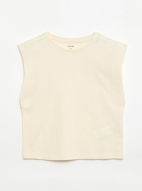 Pack de 2 camisetas de tirantes lisas - Kiabi