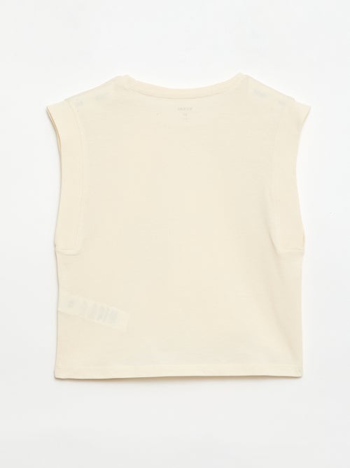 Pack de 2 camisetas de tirantes lisas - Kiabi