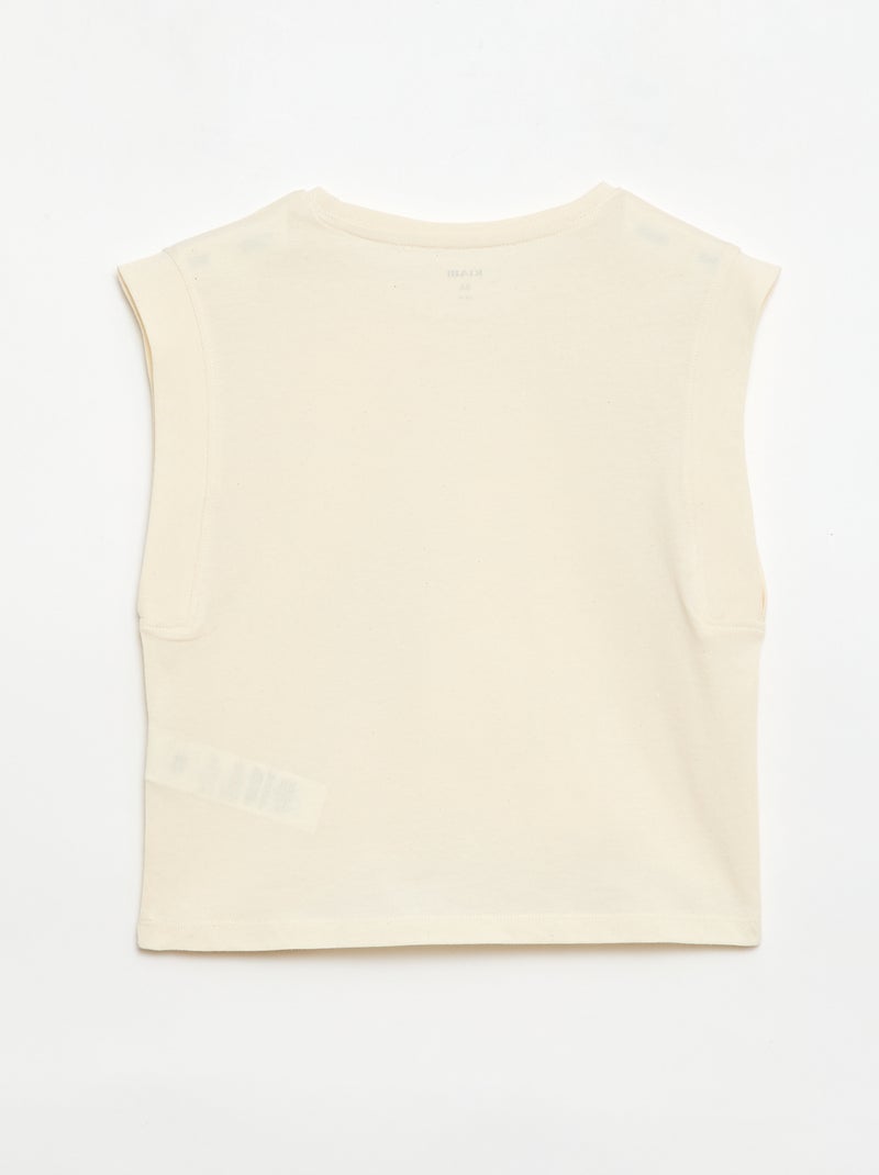 Pack de 2 camisetas de tirantes lisas Azul - Kiabi