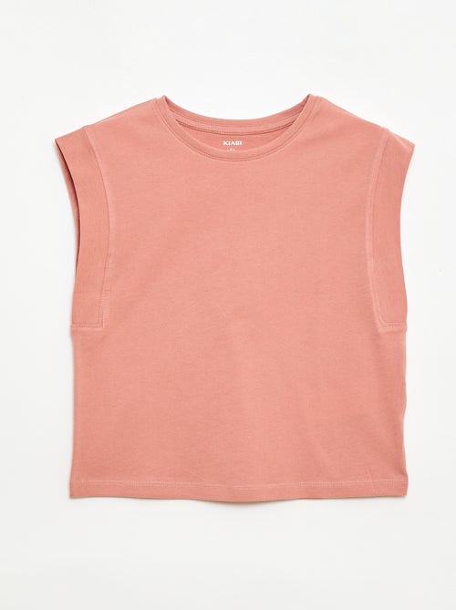 Pack de 2 camisetas de tirantes lisas - Kiabi