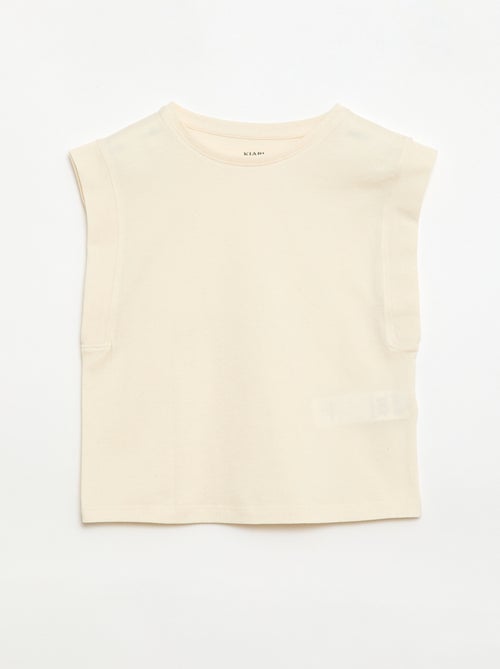 Pack de 2 camisetas de tirantes lisas - Kiabi