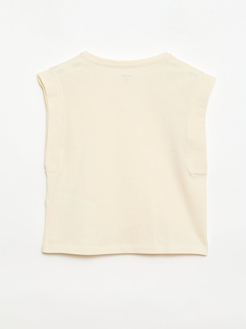 Pack de 2 camisetas de tirantes lisas Rosa - Kiabi