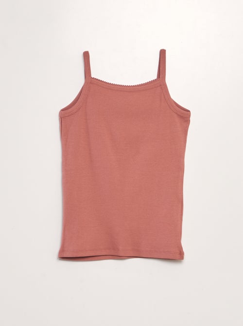 Pack de 2 camisetas de tirantes - Kiabi