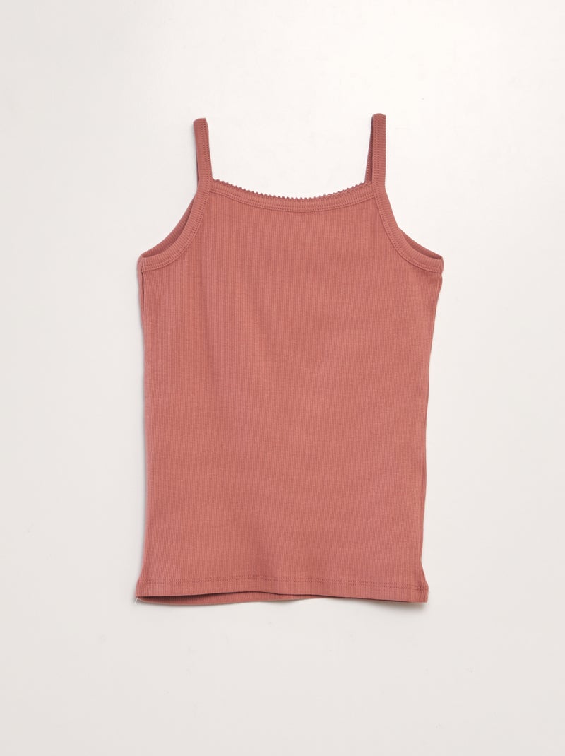 Pack de 2 camisetas de tirantes PURPURA - Kiabi