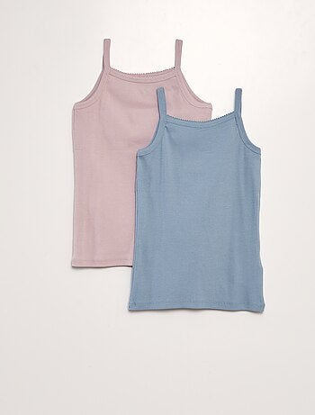 Pack de 2 camisetas de tirantes