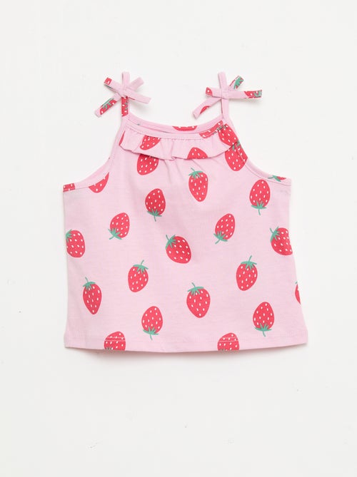 Pack de 2 camisetas de tirantes - Kiabi