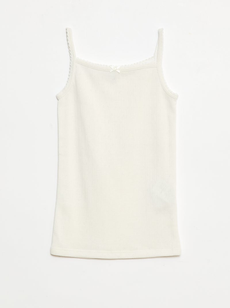 Pack de 2 camisetas de tirantes termorreguladoras de algodón Gris - Kiabi