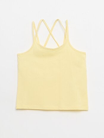 Pack de 2 camisetas de tirantes, una estampada