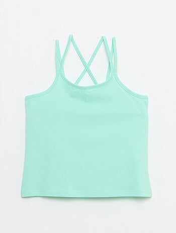 Pack de 2 camisetas de tirantes, una estampada
