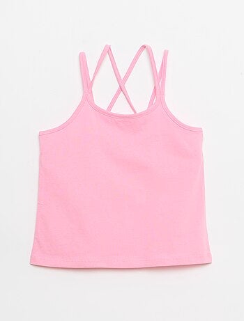 Pack de 2 camisetas de tirantes, una estampada