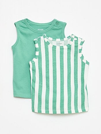 Pack de 2 camisetas de tirantes