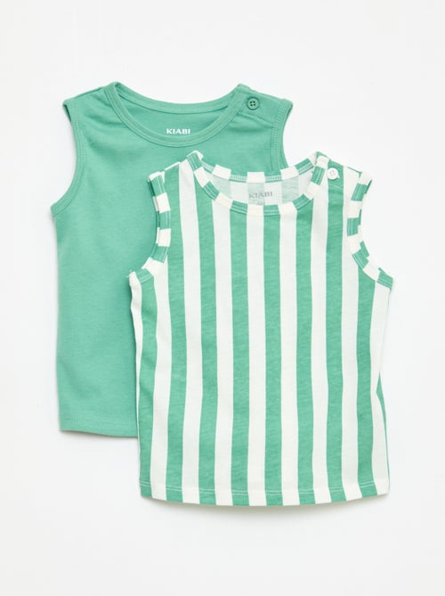 Pack de 2 camisetas de tirantes - Kiabi