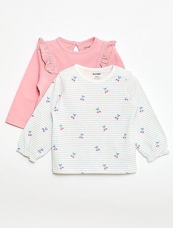 Pack de 2 camisetas estampadas