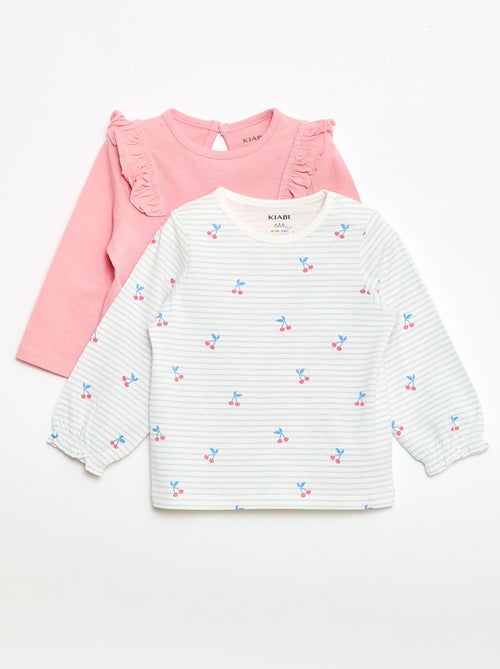 Pack de 2 camisetas estampadas - Kiabi