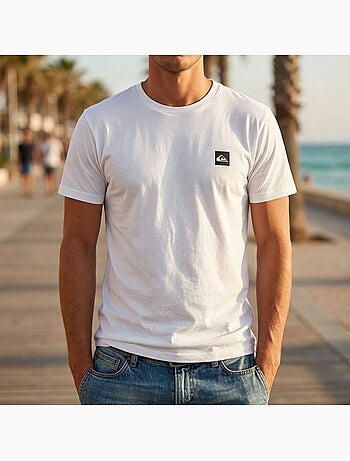 Pack de 2 camisetas hombre algodón cuello redondo o cuello de pico QUIKSILVER