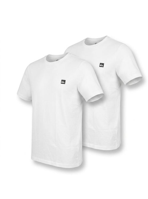 Pack de 2 camisetas hombre algodón cuello redondo o cuello de pico QUIKSILVER - Kiabi
